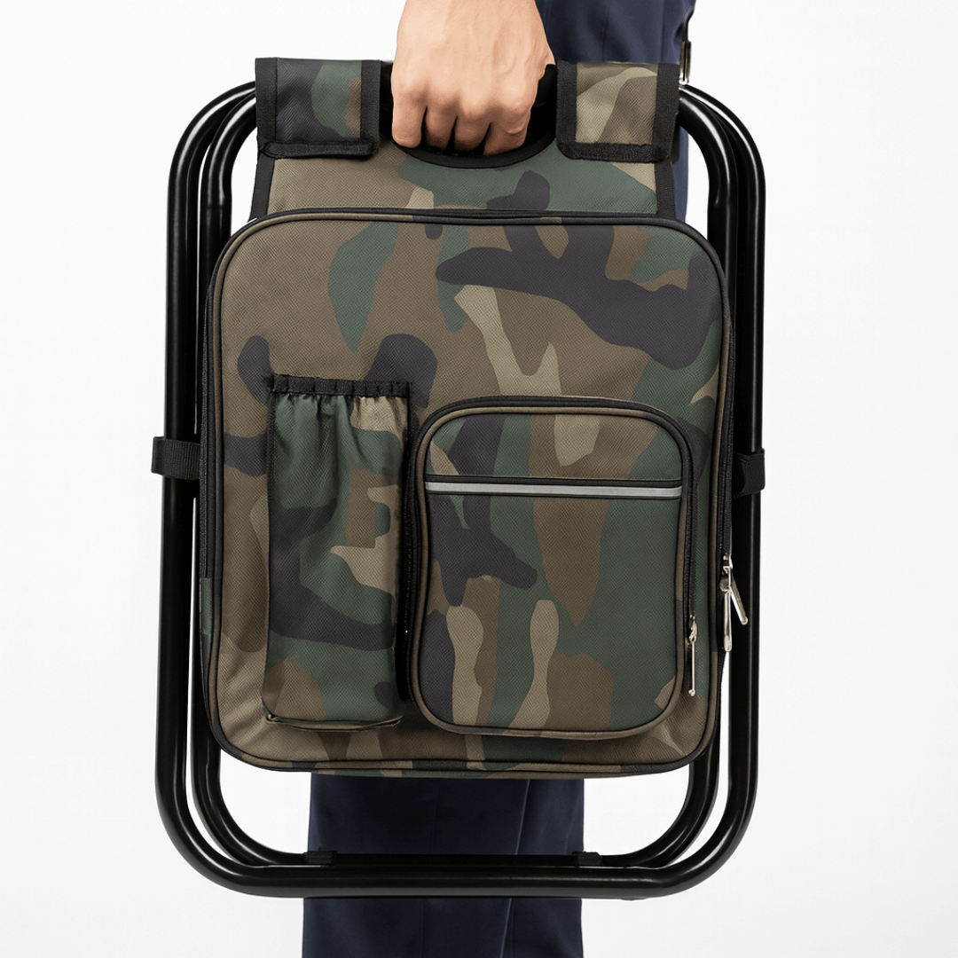 Chill'n'Carry - 3-in-1 Rucksack-Stuhl entspannt tragen & kühl genießen