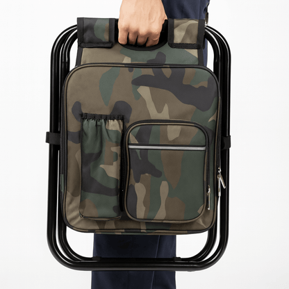 Chill'n'Carry - 3-in-1 Rucksack-Stuhl entspannt tragen & kühl genießen