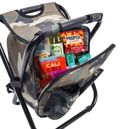 Chill'n'Carry - 3-in-1 Rucksack-Stuhl entspannt tragen & kühl genießen