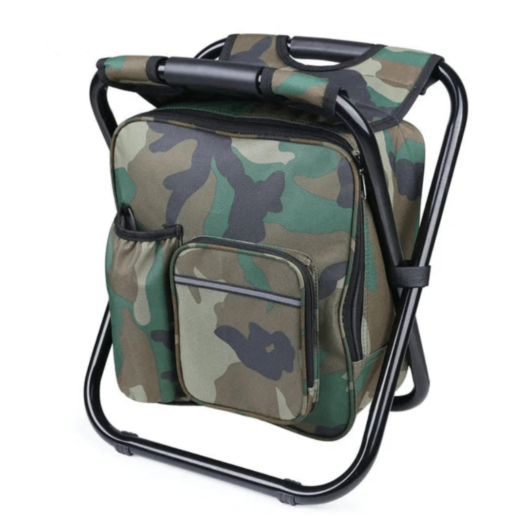 Chill'n'Carry - 3-in-1 Rucksack-Stuhl entspannt tragen & kühl genießen