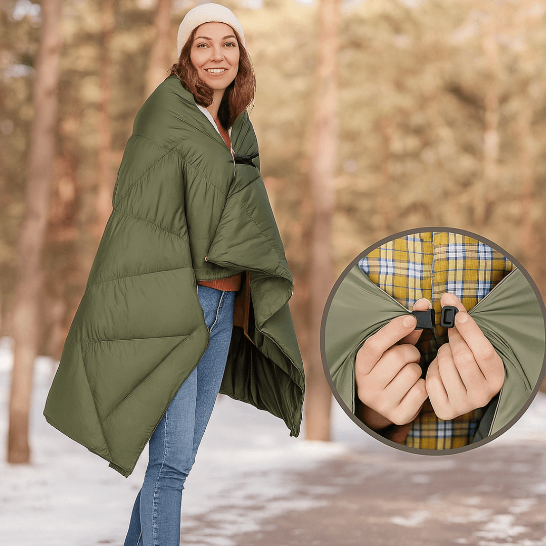 CozyLayer - 4-Saison Reisedecke für jedes Abenteuer