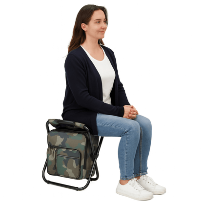 Chill'n'Carry - 3-in-1 Rucksack-Stuhl entspannt tragen & kühl genießen