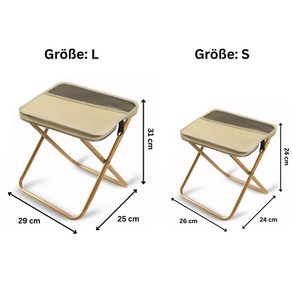 Pack'n'Sit - Mit dem 2-in-1 Klappstuhl überall Komfort genießen