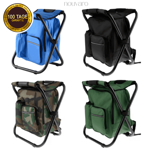 Chill'n'Carry - 3-in-1 Rucksack-Stuhl entspannt tragen & kühl genießen