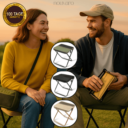 Pack'n'Sit - Mit dem 2-in-1 Klappstuhl überall Komfort genießen